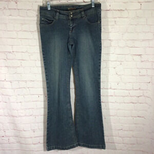 Jou Jou Boot Cut Medium Wash Blue Denim Jeans - Size 9/10